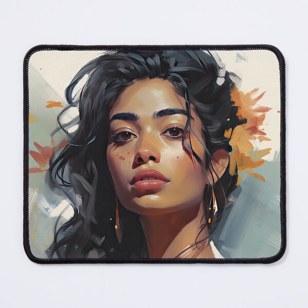 Item preview, Floral Elegance: A Gaze Within designed and sold by krishutd.