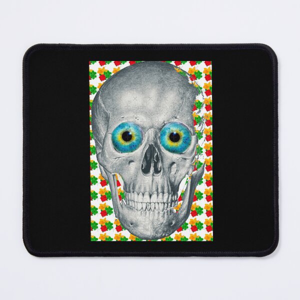 Item preview, Blue eyed skull flower lover designed and sold by GetawayApparela.