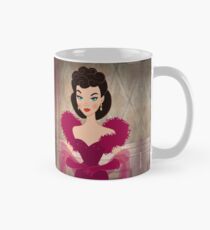 Burgundy dress Mug