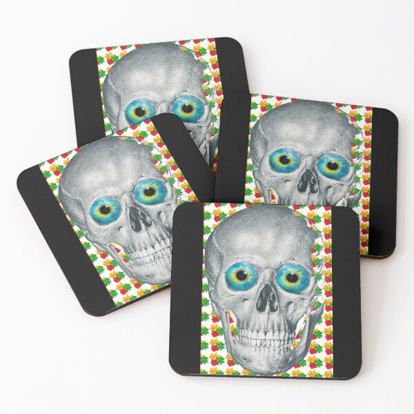 Item preview, Blue eyed skull flower lover  designed and sold by GetawayApparela.