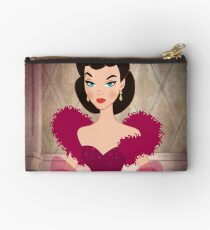 Burgundy dress Studio Pouch