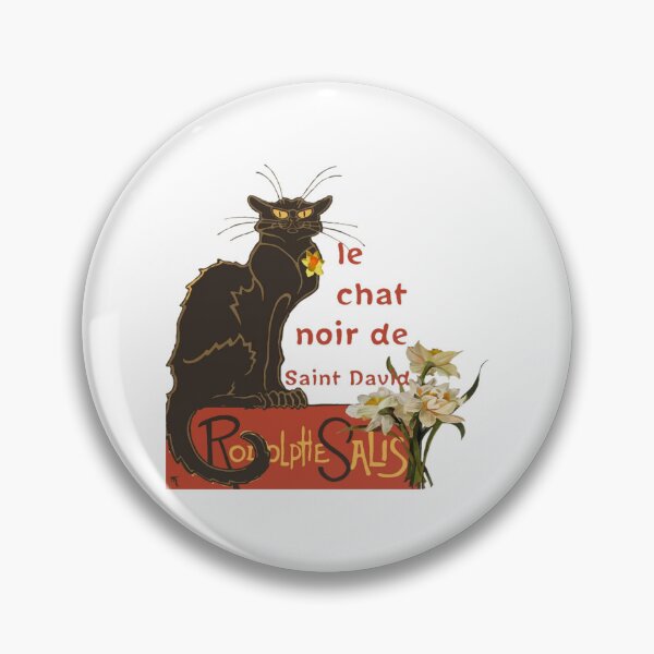 Item preview, Le Chat Noir De Saint David De Rodolphe Salis Classic  designed and sold by GetawayApparela.