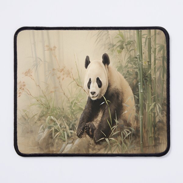 Item preview, Panda Vintage Oriental wall art designed and sold by LynZorHome.