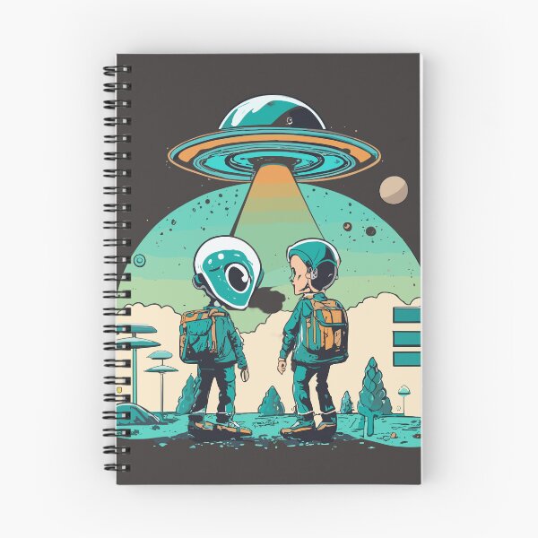 Item preview, Interstellar Encounter - Alien and Human First Contact designed and sold by InkBlvd.