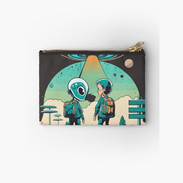 Item preview, Interstellar Encounter - Alien and Human First Contact designed and sold by InkBlvd.