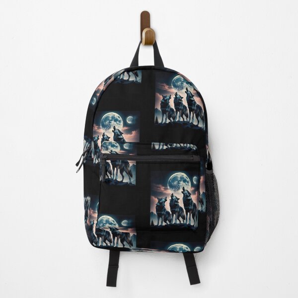 Item preview, Epic Wolves Howling at the moon 80's style wolf designed and sold by muitee.