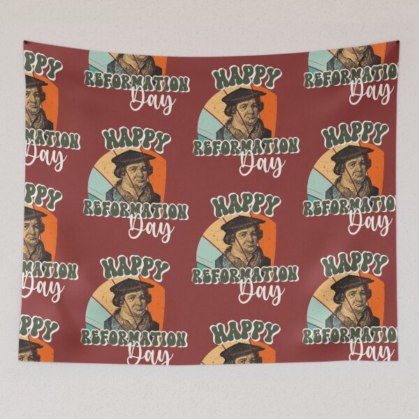 Item preview, Happy Reformation Day Vintage Martin Luther designed and sold by Marellyssv.