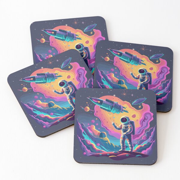 Item preview, Voyage Through the Cosmic Nebula - Spacecraft Adventure designed and sold by InkBlvd.