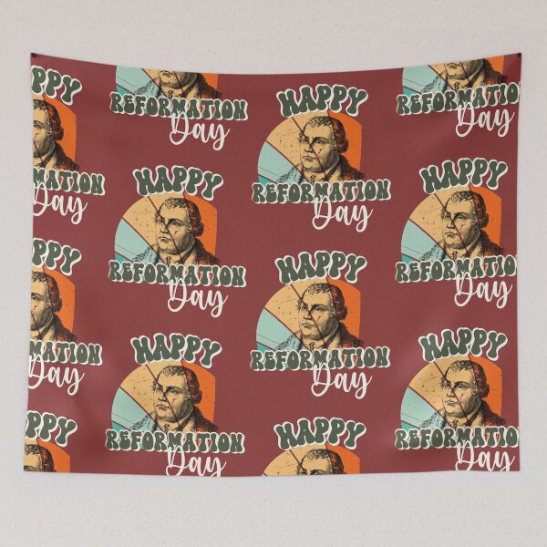Item preview, Happy Reformation Day Vintage Martin Luther designed and sold by Marellyssv.
