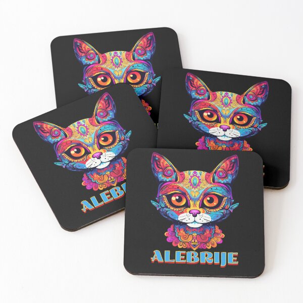 Item preview, COLORFUL CAT ALEBRIJE KITTEN Feline Design designed and sold by ej-sulu.