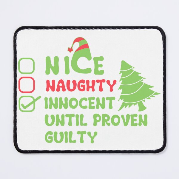 Item preview, Nice and Naughty List Funny Christmas T-Shirt designed and sold by AllThatIsWelsh.