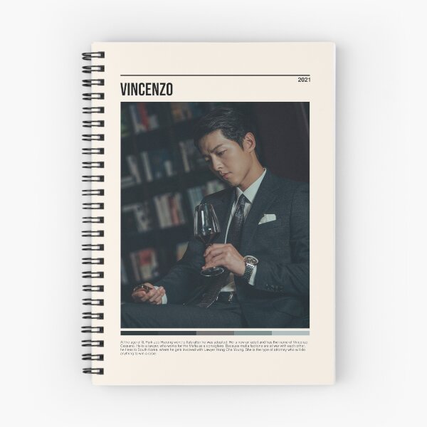 Item preview, Vincenzo, Minimalist kdrama (2021) designed and sold by PinkandP.