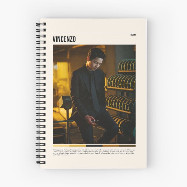 Item preview, Vincenzo, Minimalist kdrama (2021) designed and sold by PinkandP.
