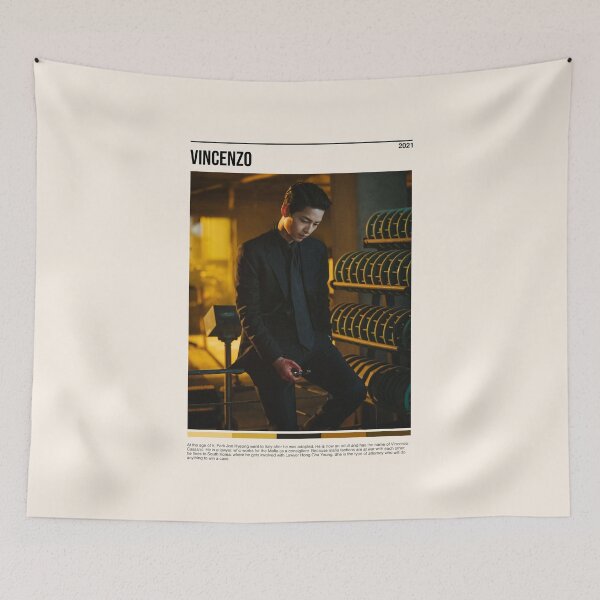 Item preview, Vincenzo, Minimalist kdrama (2021) designed and sold by PinkandP.