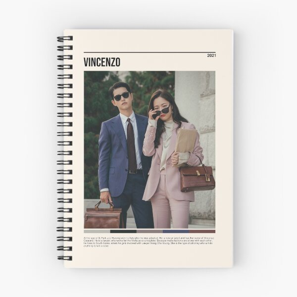 Item preview, Vincenzo, Minimalist kdrama (2021) designed and sold by PinkandP.