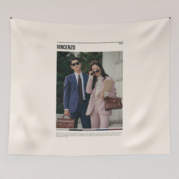 Item preview, Vincenzo, Minimalist kdrama (2021) designed and sold by PinkandP.