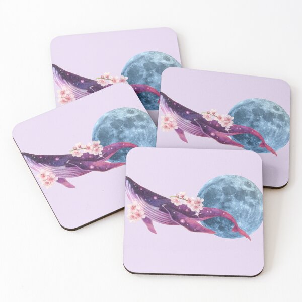 Item preview, whale moon designed and sold by Little Bizarre.