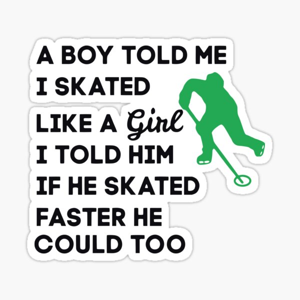 Item preview, Skate like a girl designed and sold by RingetteLife.