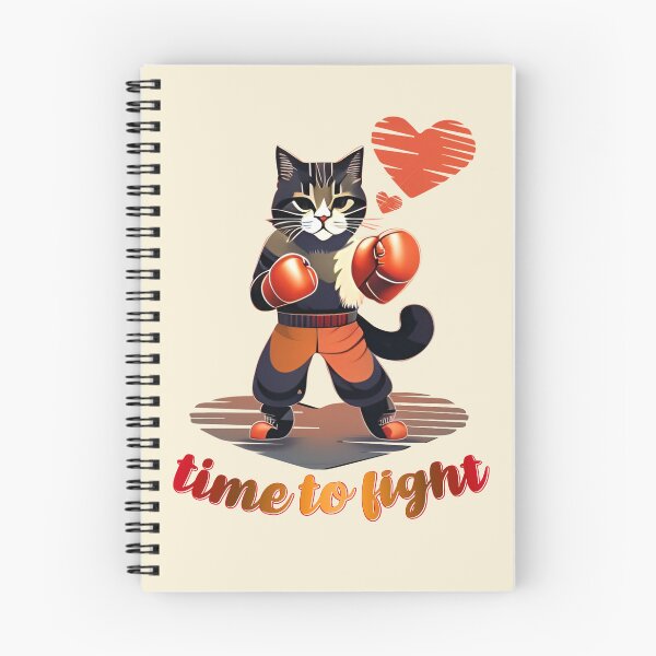 Item preview, Boxing cat time to fight designed and sold by EbitsuBoy.