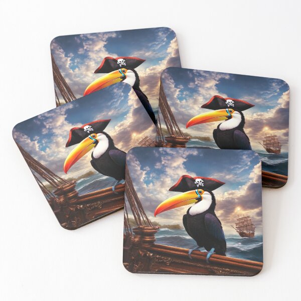 Item preview, The Pirate Toucan designed and sold by Lava Tigers Art.