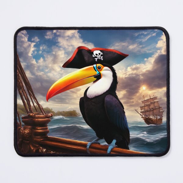 Item preview, The Pirate Toucan designed and sold by Lava Tigers Art.