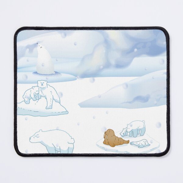 Item preview, the North Pole,polar bear,seal,an arctic expedition,polar bear on ice, ice bear designed and sold by zzzozzo.