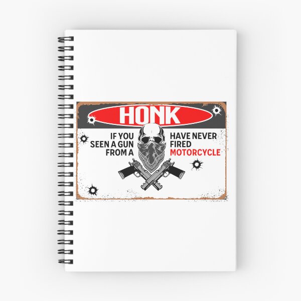 Item preview, Honk if You Have Never Seen a Gun Fired From a Motorcycle designed and sold by InkBlvd.