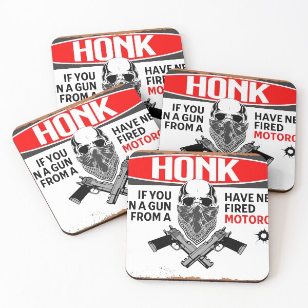 Item preview, Honk if You Have Never Seen a Gun Fired From a Motorcycle designed and sold by InkBlvd.