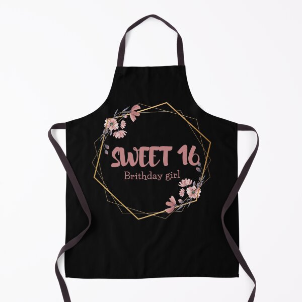 Item preview, sweet 16 Birthday squad Girl party cute pink girly flower border designed and sold by TNwandesignart.