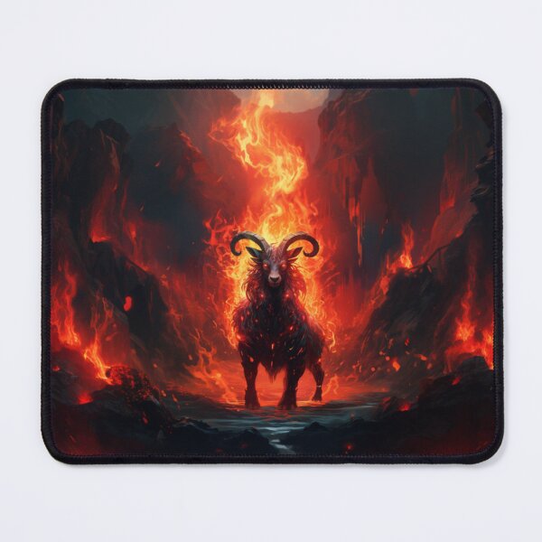 Item preview, Hell Goat (Halloween) designed and sold by AbsudlyEpicAI.