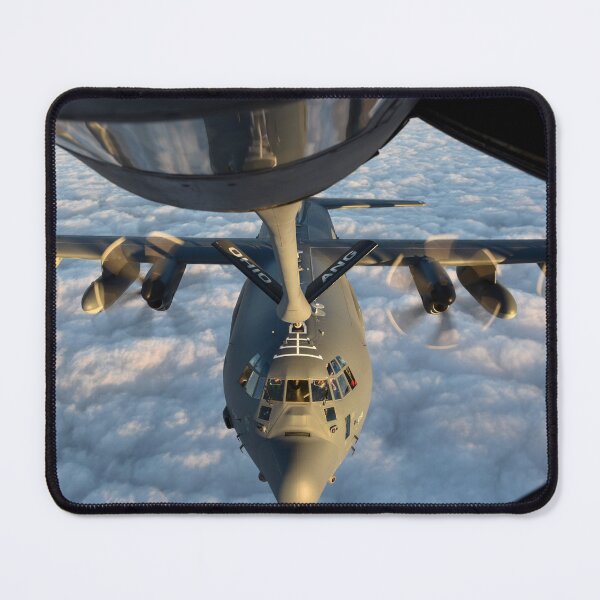 Item preview, STK109880M-An MC-130J Commando II receives fuel from a KC-135R Stratotanker. designed and sold by StocktrekImages.