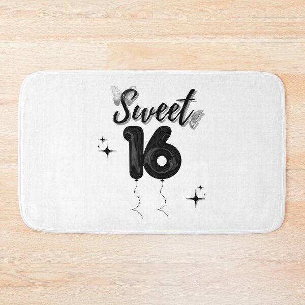 Item preview, sweet 16 Birthday squad Girl party black balloon butterfly 90s designed and sold by TNwandesignart.