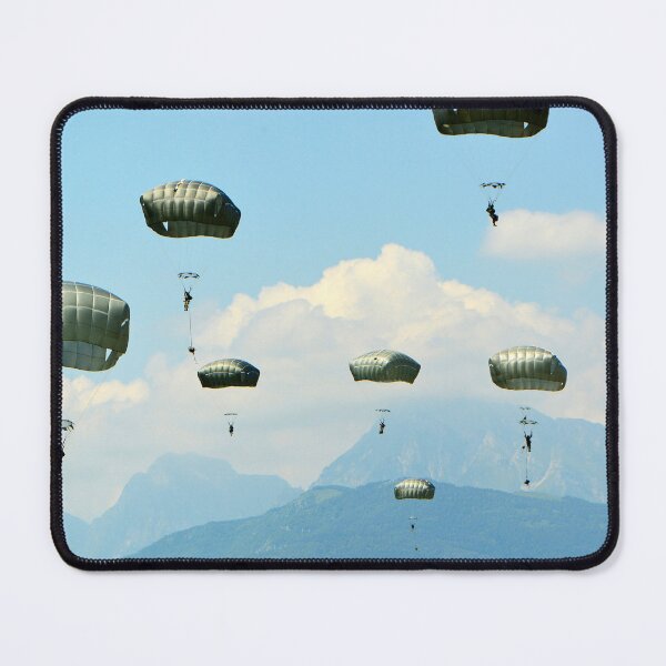 Item preview, STK109871M-U.S. Army paratroopers conduct an airborne operation. designed and sold by StocktrekImages.
