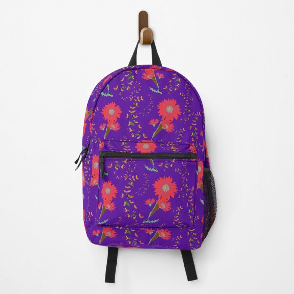 Aperçu de l'œuvre Motif de fleurs violet foncé créée et vendue par garrixMart.