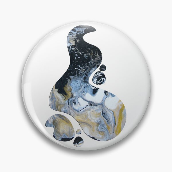 Item preview, Abstract Black and Gold Symphony Dutch Pouring designed and sold by artistevt.