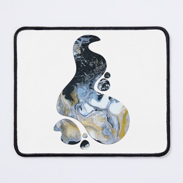 Item preview, Abstract Black and Gold Symphony Dutch Pouring designed and sold by artistevt.