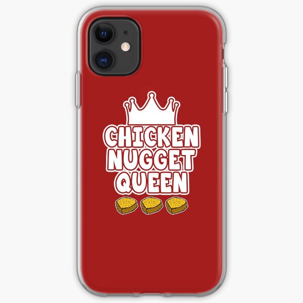 Chicken Nugget Queen iPhone Soft Case