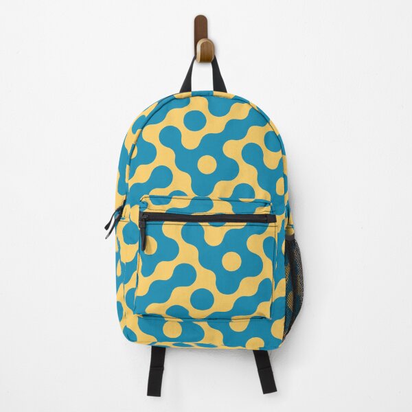 Item preview, Vibrant Turquoise and Yellow Curvy designed and sold by InkBlvd.
