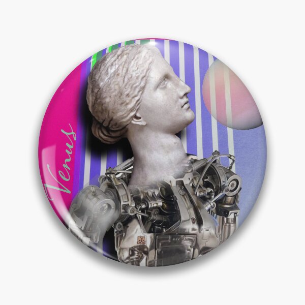 Item preview, Aphrodite Building Grace - Robotical Beauty Goddess  (original graphic Alice CCI) and Planet Venus designed and sold by VanyssaGraphics.