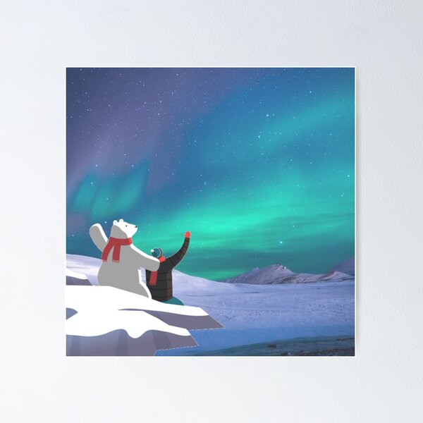 Item preview, the North Pole,polar bear,an arctic expedition designed and sold by zzzozzo.