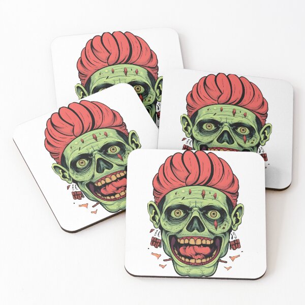 Item preview, Eerie Zombie Face Art - Unearth the Undead! designed and sold by ArtistriWear.