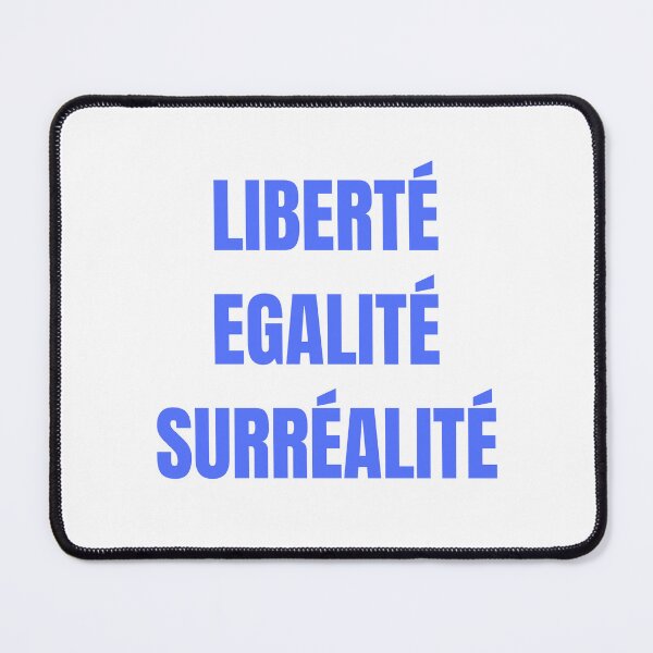 Item preview, "liberté, egalité, surréalité" (cornflower blue) designed and sold by jennifersmind.