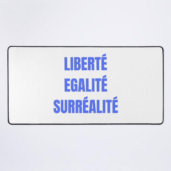 Item preview, "liberté, egalité, surréalité" (cornflower blue) designed and sold by jennifersmind.