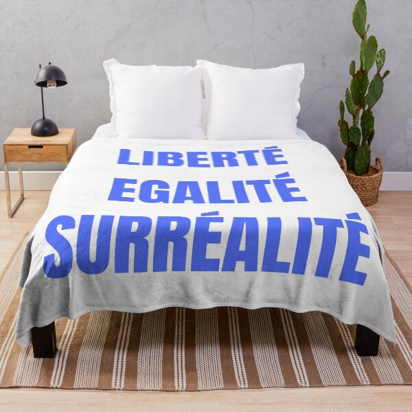 Item preview, "liberté, egalité, surréalité" (cornflower blue) designed and sold by jennifersmind.