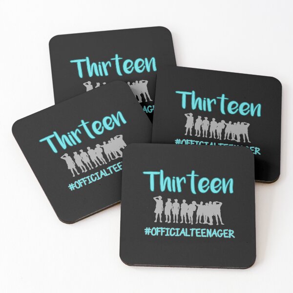 Item preview, Thirteen Official Teenager T-Shirt designed and sold by Chic Threads Shop.
