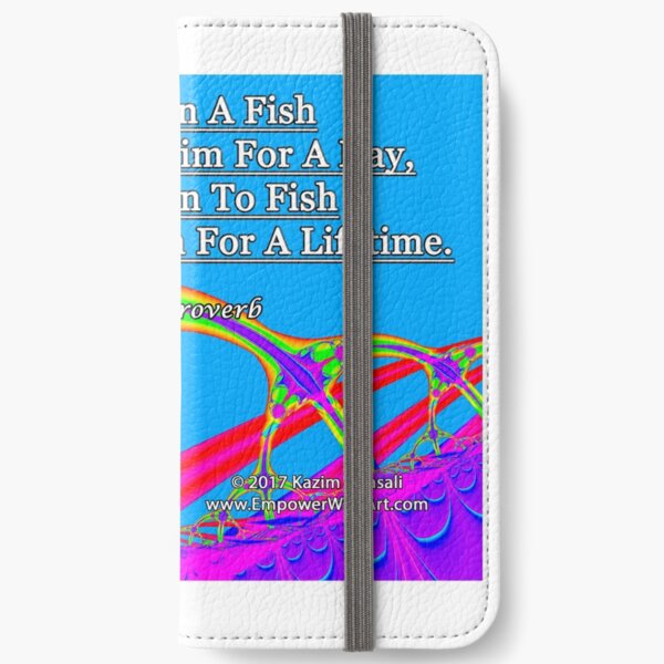 Give A Man A Fish iPhone Wallet