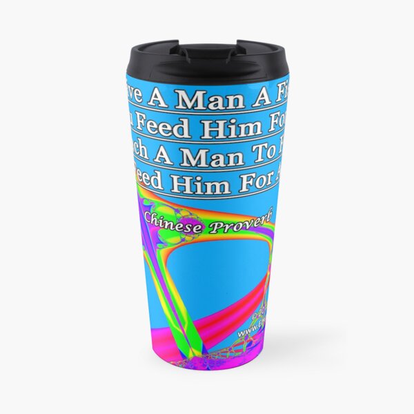 Give A Man A Fish Travel Mug