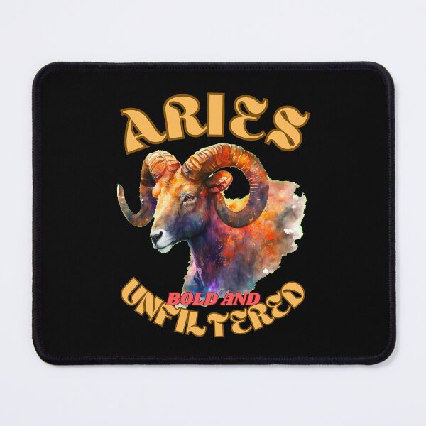 Item preview, Aries: Bold And Unfiltered. aries astrology designed and sold by ZodiacWonders.