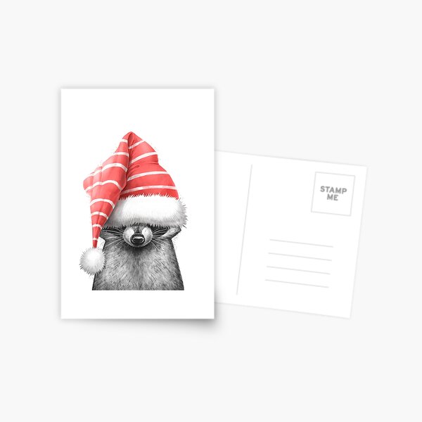Item preview, Raccoon in a hat designed and sold by NIKITA KORENKOV NikKor.