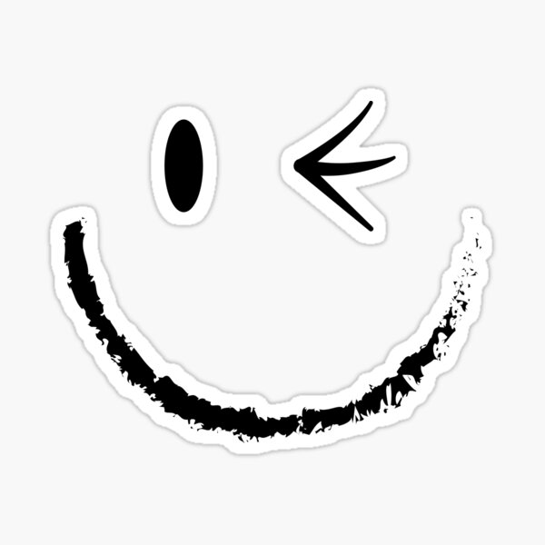 smiley face Sticker